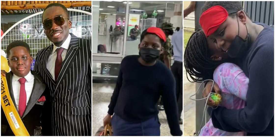 Comedian Bovi's son makes it home for Christmas despite UK red list drama Comedian Bovi's son makes it home for Christmas despite UK red list drama