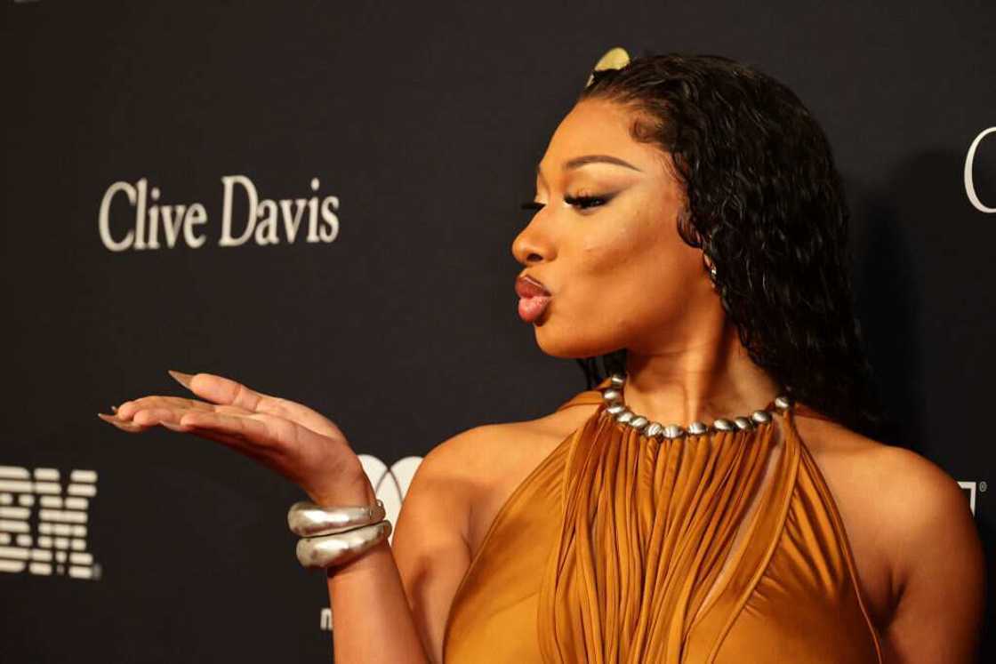 Megan Thee Stallion at The Beverly Hilton in Beverly Hills, California Megan Thee Stallion at The Beverly Hilton in Beverly Hills, California