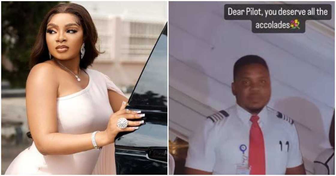 BBNaija star Queen and pilot BBNaija star Queen and pilot