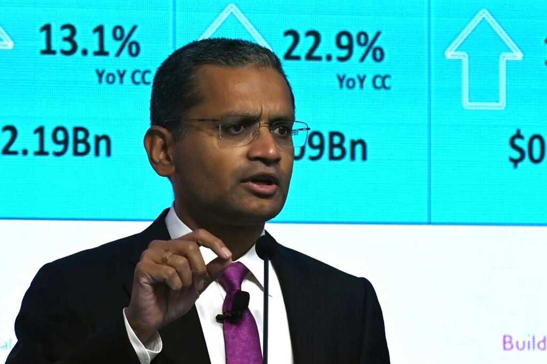 Rajesh Gopinathan, chief executive and managing director of Tata Consultancy Services, said it was a 'milestone quarter' for his company Rajesh Gopinathan, chief executive and managing director of Tata Consultancy Services, said it was a 'milestone quarter' for his company