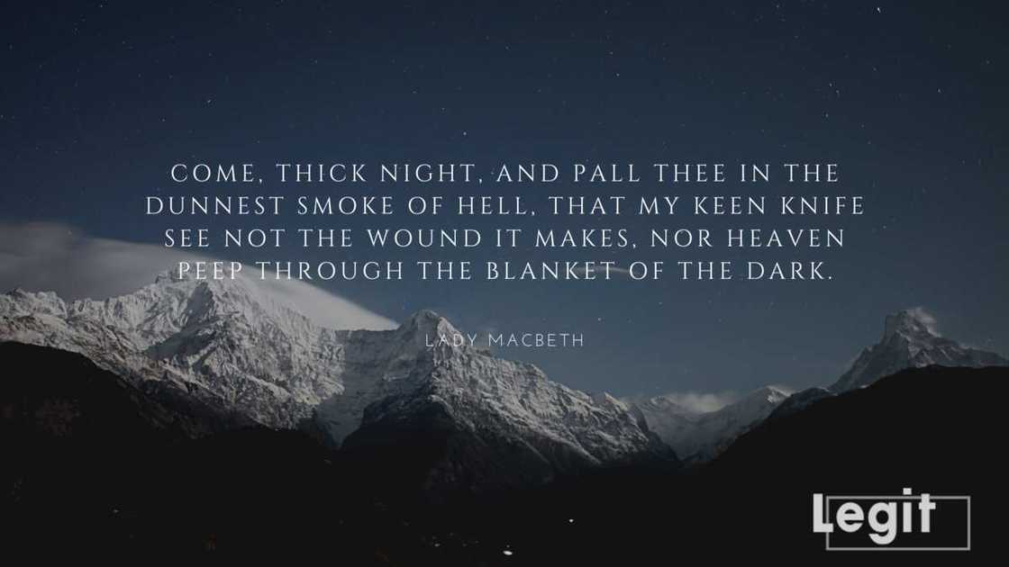 Macbeth key quotes Macbeth key quotes