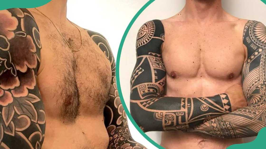 Double-sleeve tattoos Double-sleeve tattoos