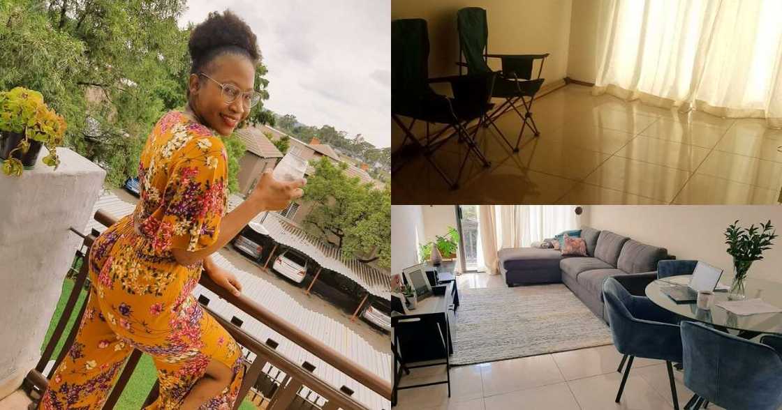 Sa Lady Shows Before and After Pics of Beautifully Furnished Apartment Sa Lady Shows Before and After Pics of Beautifully Furnished Apartment