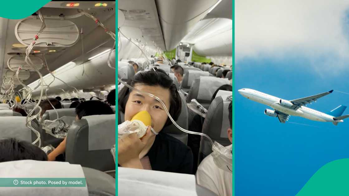 Video as passengers use oxygen masks, write goodbye notes after plane suddenly dropped