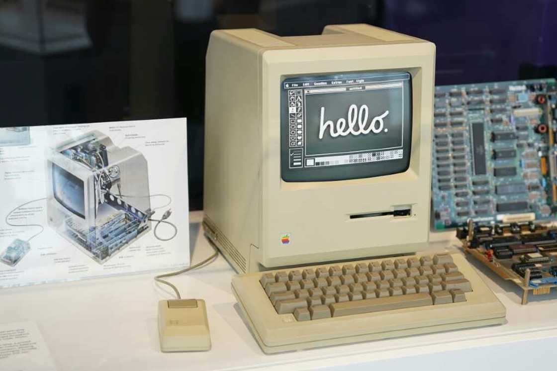 An original Macintosh computer on display at the Computer History Museum in Mountain View, California An original Macintosh computer on display at the Computer History Museum in Mountain View, California