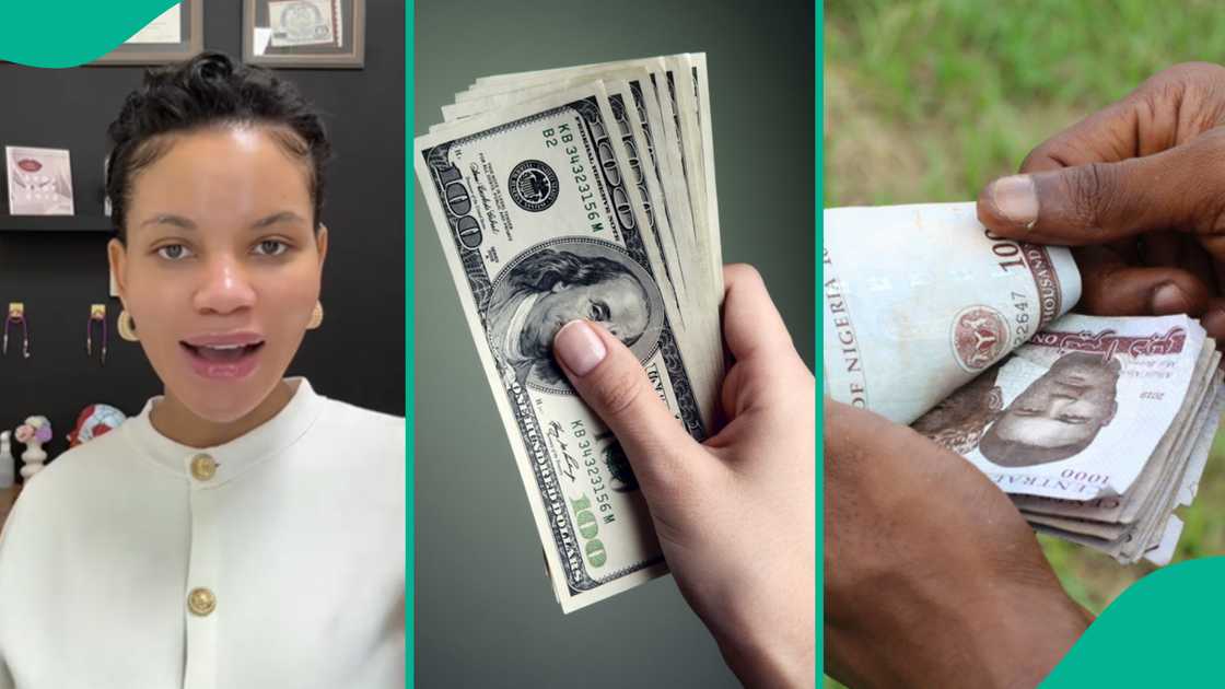 Lady living abroad reacts to naira and dollar exchange rate. Lady living abroad reacts to naira and dollar exchange rate.
