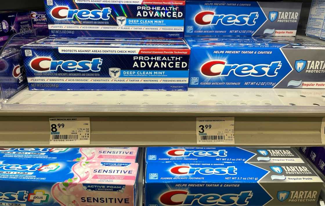 Solid sales in the United States and Europe helped offset weakness in China for Procter & Gamble, which owns Crest and other major consumer brands