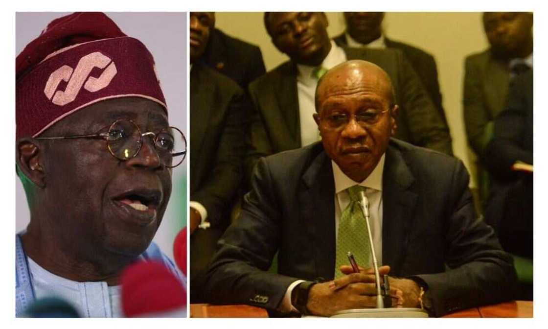 CBN, Emefiele, Tinubu, CBN