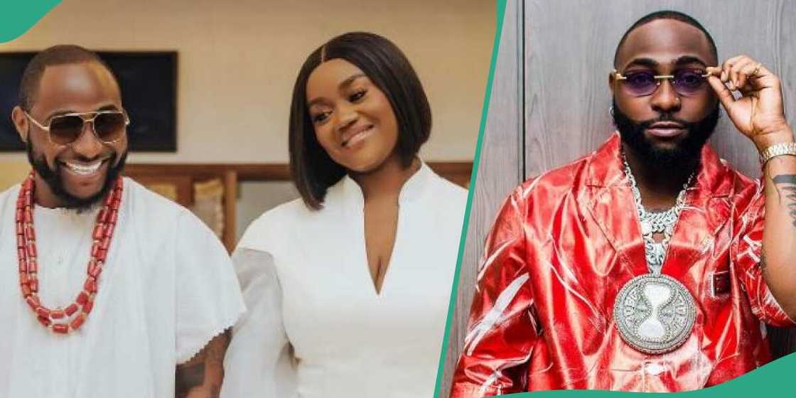 Nigerian singer Davido and his wife Nigerian singer Davido and his wife