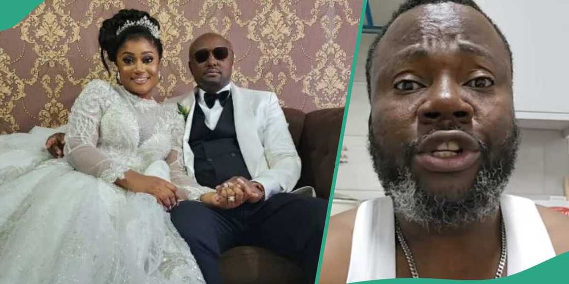 Isreal with ex-wife and his friend Isreal with ex-wife and his friend