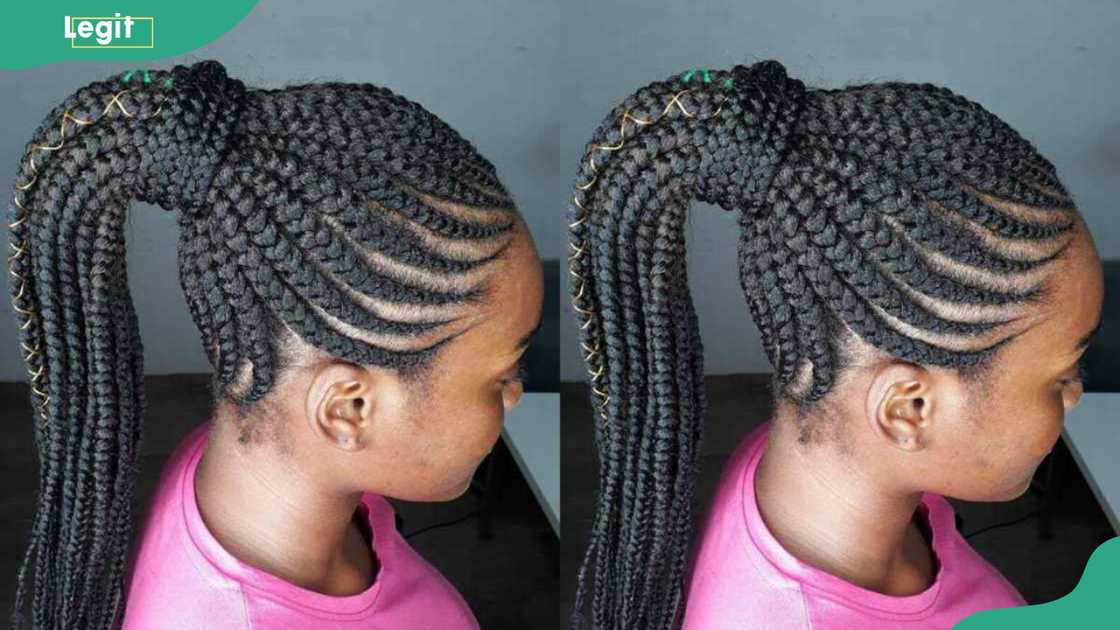 Ghana weaving Shuku hairstyles