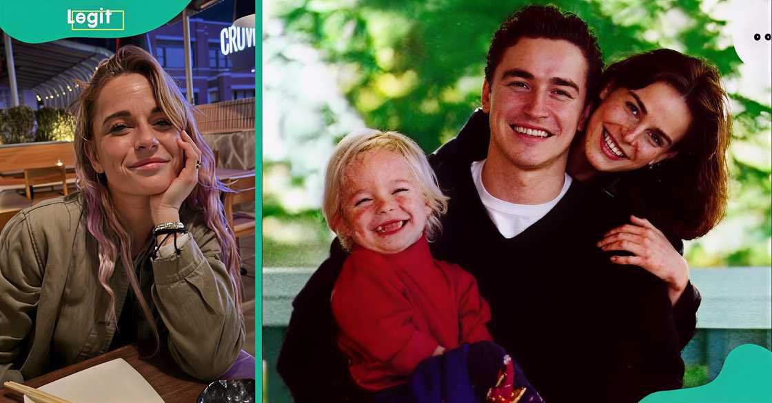 Ekaterina Gordeeva and Sergei Grinkov with their daughter, Daria Ekaterina Gordeeva and Sergei Grinkov with their daughter, Daria