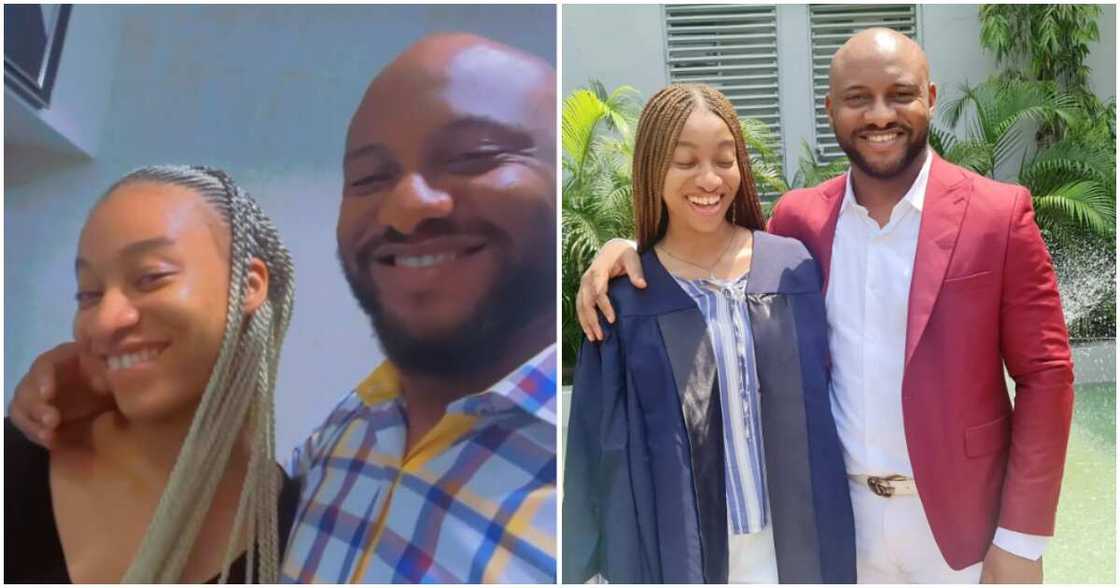 Yul Edochie and daughter Yul Edochie and daughter
