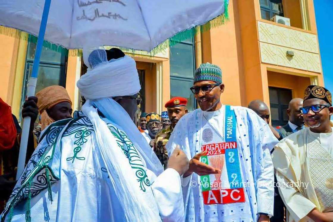 Shugaban kasa Buhari da Sarkin Bauchi. Shugaban kasa Buhari da Sarkin Bauchi.