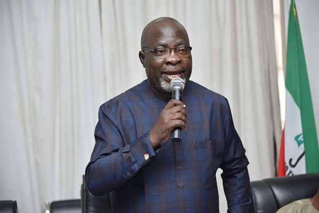 Kakakin jam'iyyar PDP na kasa; Kola Ologbondiyan
Hakkin mallakar hoto; Jam'iyyar PDP Kakakin jam'iyyar PDP na kasa; Kola Ologbondiyan
Hakkin mallakar hoto; Jam'iyyar PDP