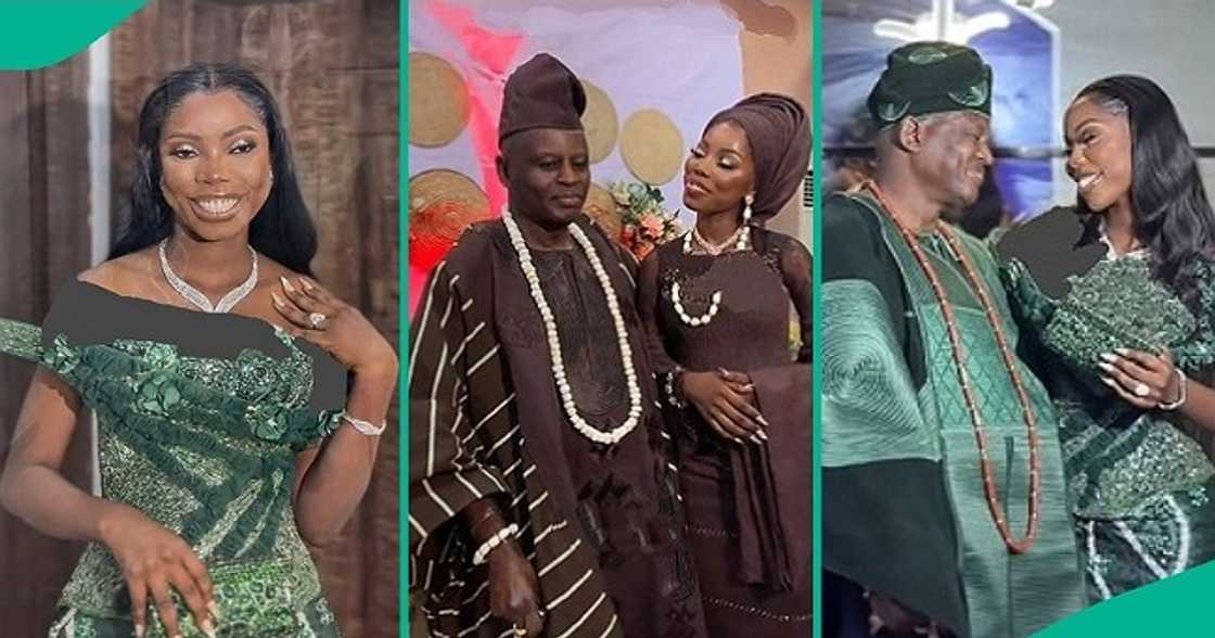 Lady's wedding video goes viral as she ties knot with older man Lady's wedding video goes viral as she ties knot with older man