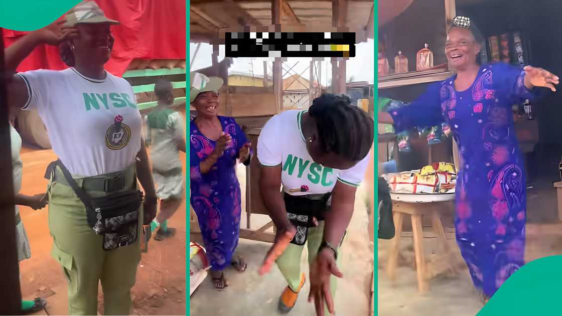 Corps member’s NYSC salute to grandma sparks online admiration