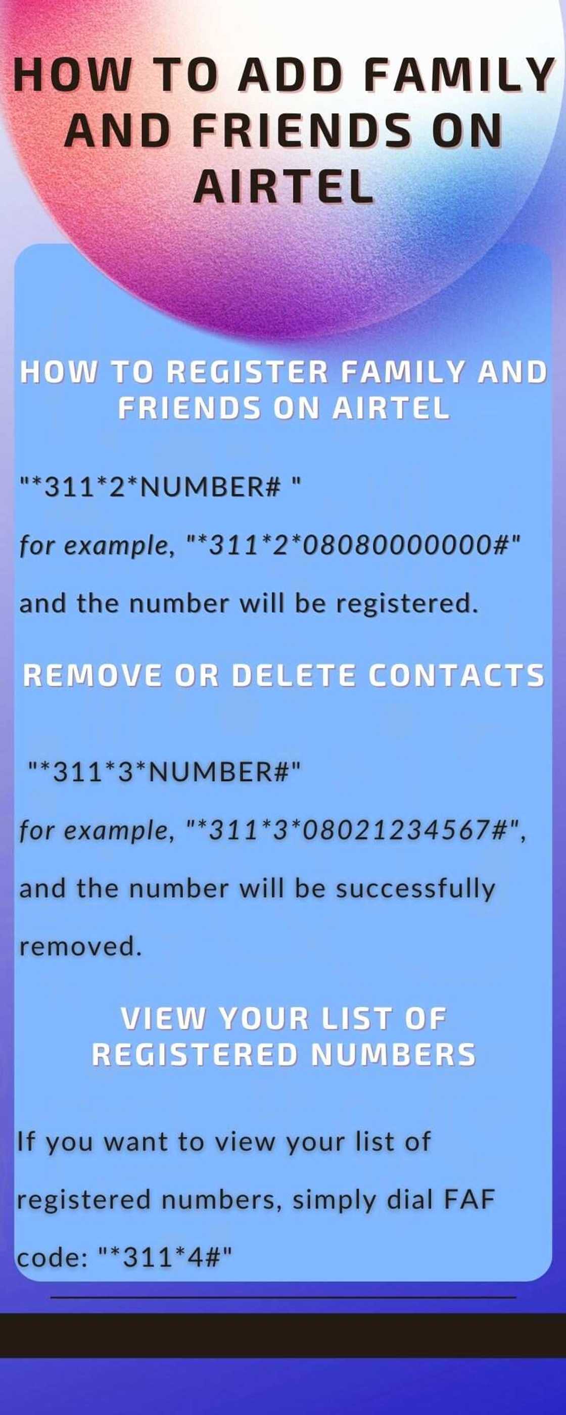 How to add family and friends on Airtel How to add family and friends on Airtel