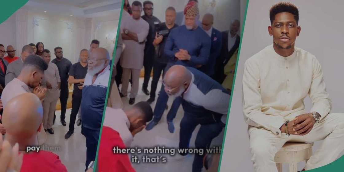 Moses Bliss with TD Jakes in vide Moses Bliss with TD Jakes in vide