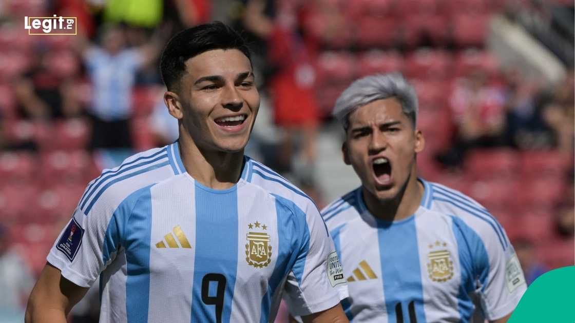 Argentina, Alejo Sarco, Flying Eagles, FIFA, Chile, 2025 U20 World Cup, Football. Argentina, Alejo Sarco, Flying Eagles, FIFA, Chile, 2025 U20 World Cup, Football.