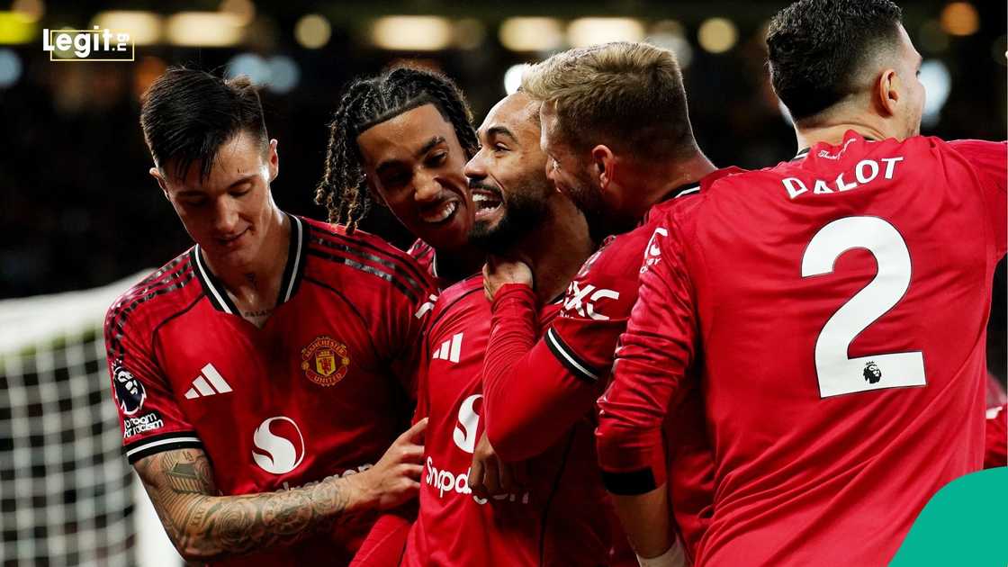 Matheus Cunha, Manchester United, Brighton, Old Trafford, England, Football. Matheus Cunha, Manchester United, Brighton, Old Trafford, England, Football.