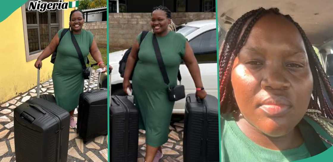 South African lady in Nigeria. South African lady in Nigeria.