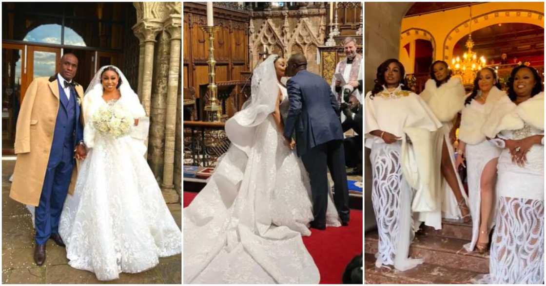 Photos of Rita Dominic and Fidelis Anosike's white wedding Photos of Rita Dominic and Fidelis Anosike's white wedding