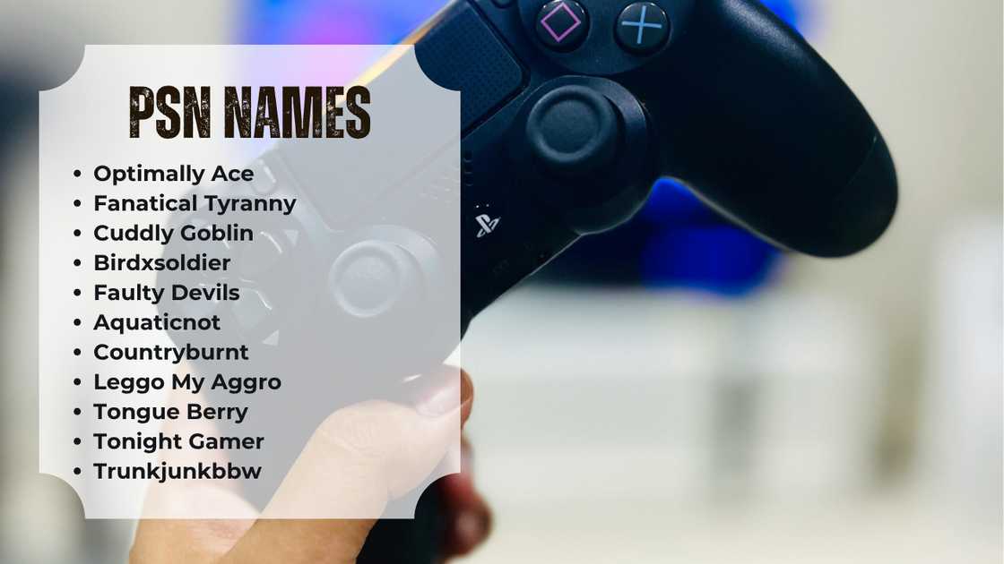 PlayStation username ideas