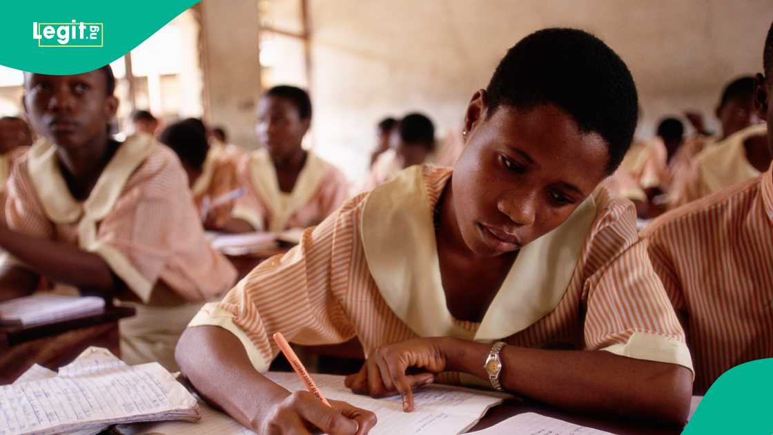 Students in a classroom in Lagos