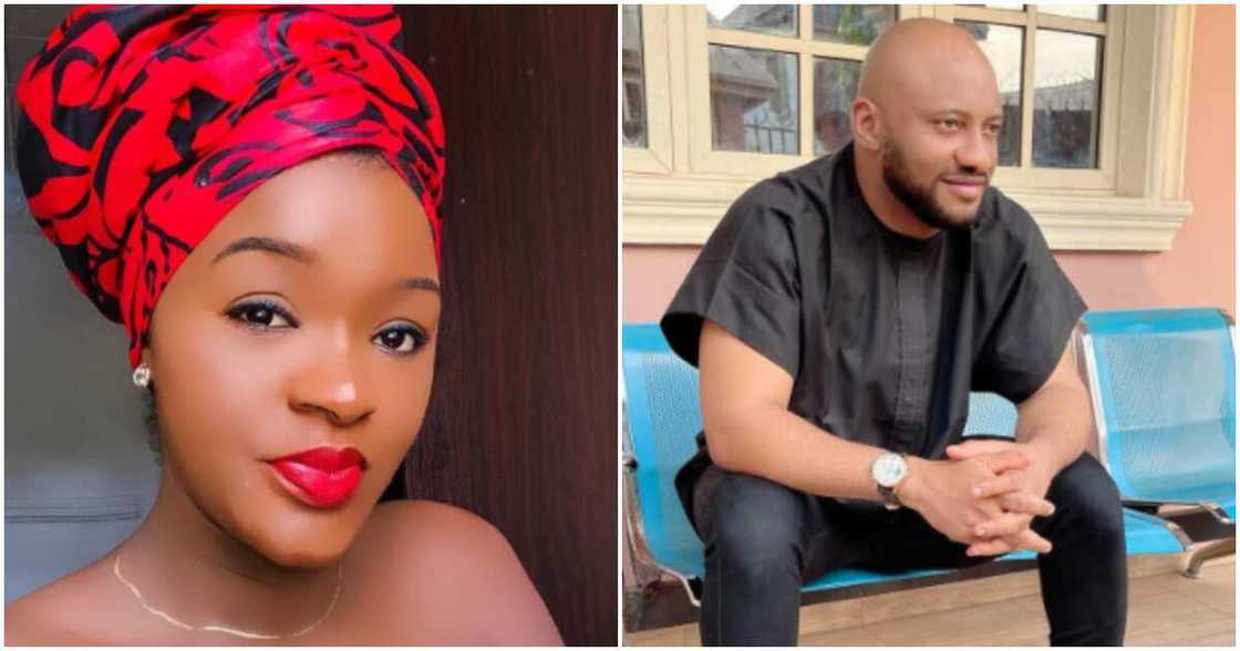 Actress Chacha Eke and colleague Yul Edochie Actress Chacha Eke and colleague Yul Edochie
