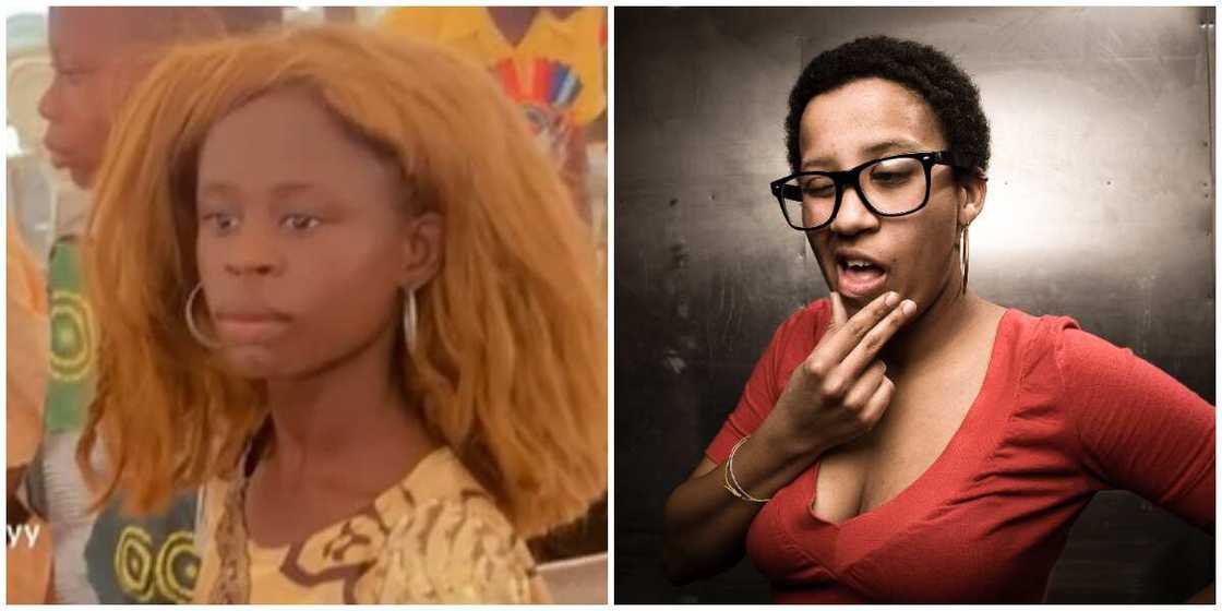 Blonde wig Blonde wig