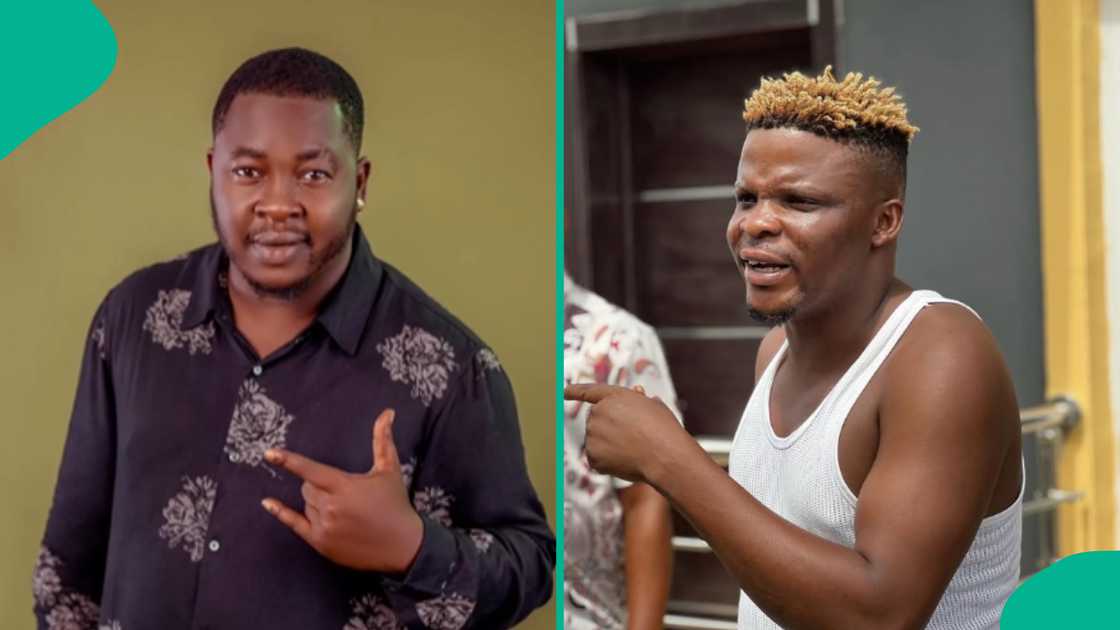 Baba Tee begs his colleague Lande after sleeping with his wife. Baba Tee begs his colleague Lande after sleeping with his wife.