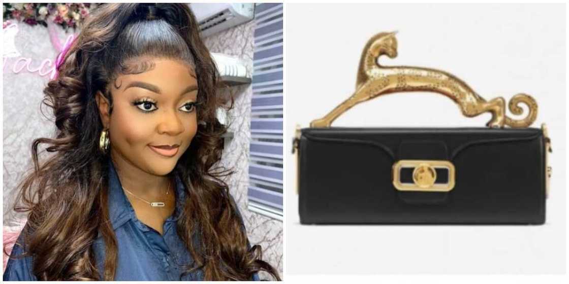 Jackie Appiah/Lanvin bag