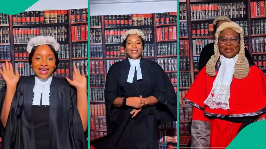 Lady becomes a lawyer like her mother and grandmother. Lady becomes a lawyer like her mother and grandmother.