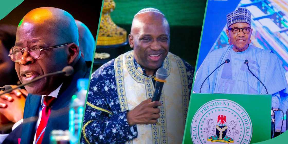 Primate Elijah Ayodele of the INRI Evangelical Spiritual Church has predicted a disagreement between President Bola Tinubu and former President Muhammadu Buhari. Primate Elijah Ayodele of the INRI Evangelical Spiritual Church has predicted a disagreement between President Bola Tinubu and former President Muhammadu Buhari.