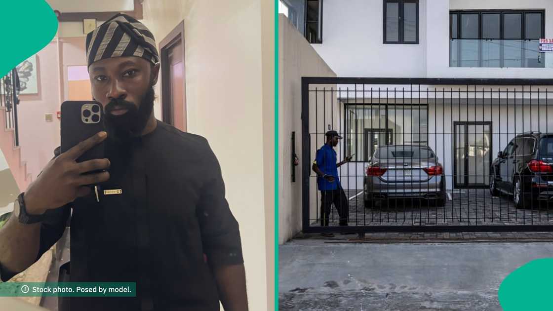 A Nigerian man discloses the salary his gateman gate keeper earns monthly