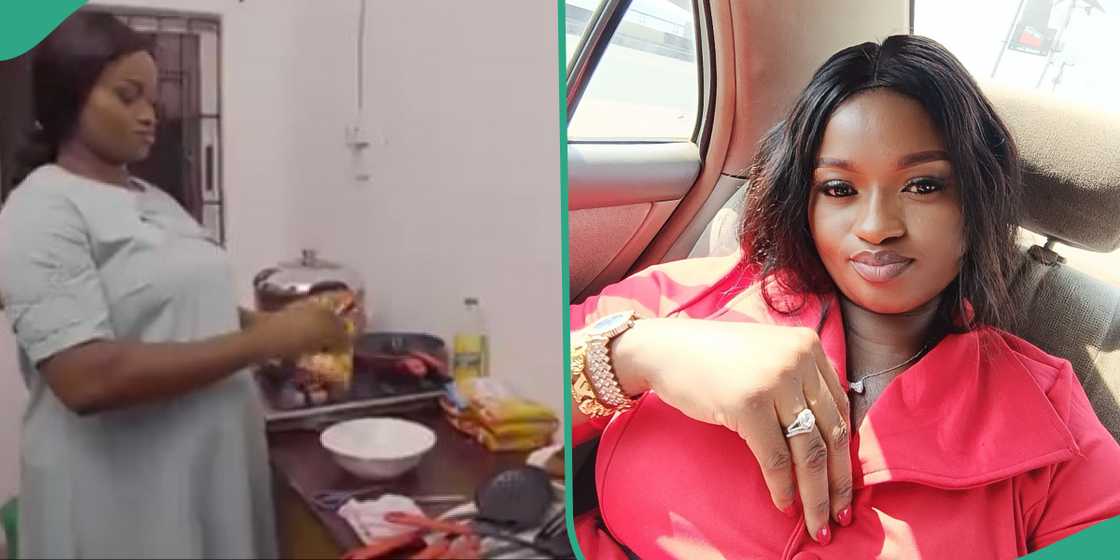 New video of Mummy Zee cooking Indomie noodles for her husband causes uproar New video of Mummy Zee cooking Indomie noodles for her husband causes uproar