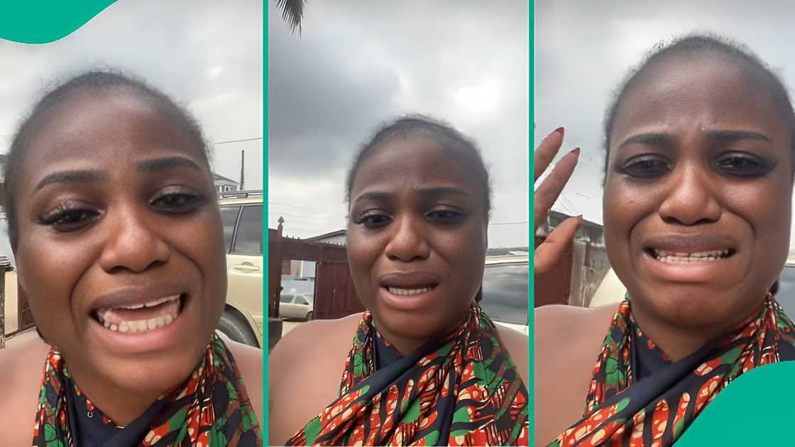 Woman cries online as husband allegedly takes child