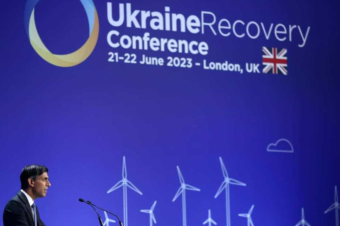 Prime Minister Rishi Sunak said the UK would guarantee $3 billion worth of World Bank loans to Ukraine