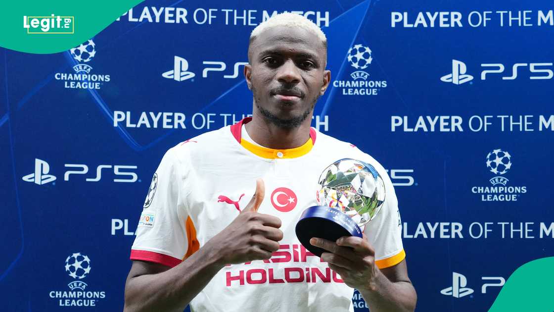 Victor Osimhen, Galatasaray, Lille, UEFA Champions League, France. Victor Osimhen, Galatasaray, Lille, UEFA Champions League, France.
