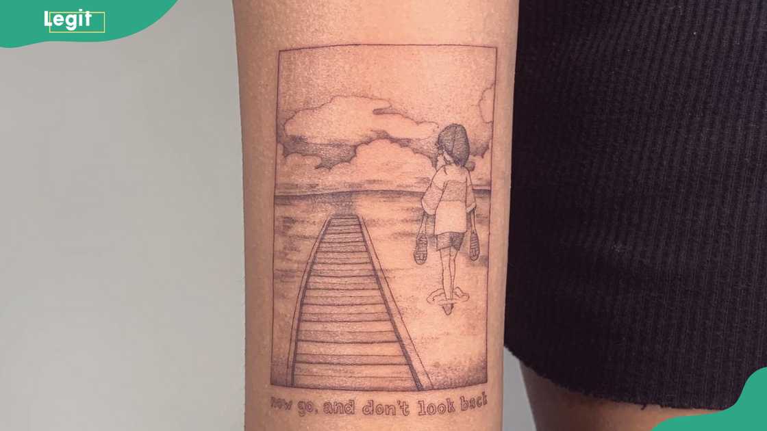 Don’t look back tattoo Don’t look back tattoo