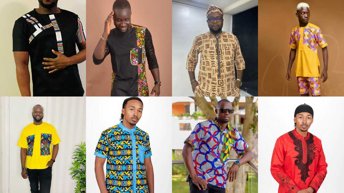 Unique Ankara shirts Unique Ankara shirts