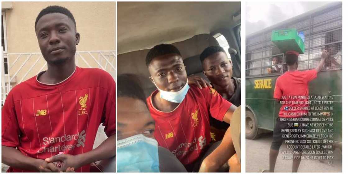 Joy as kind traffic hawker who shared his money to prisoners in Lagos receive over N300k credit alert Joy as kind traffic hawker who shared his money to prisoners in Lagos receive over N300k credit alert