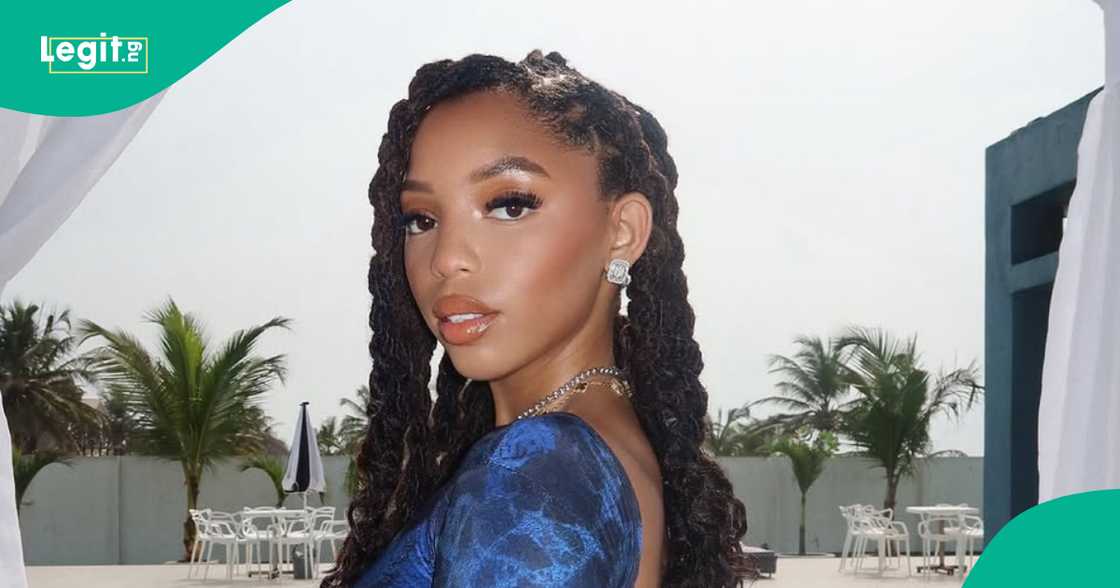 Chloe Bailey uses Burna Boy's song to share her post on South Africa. Chloe Bailey uses Burna Boy's song to share her post on South Africa.