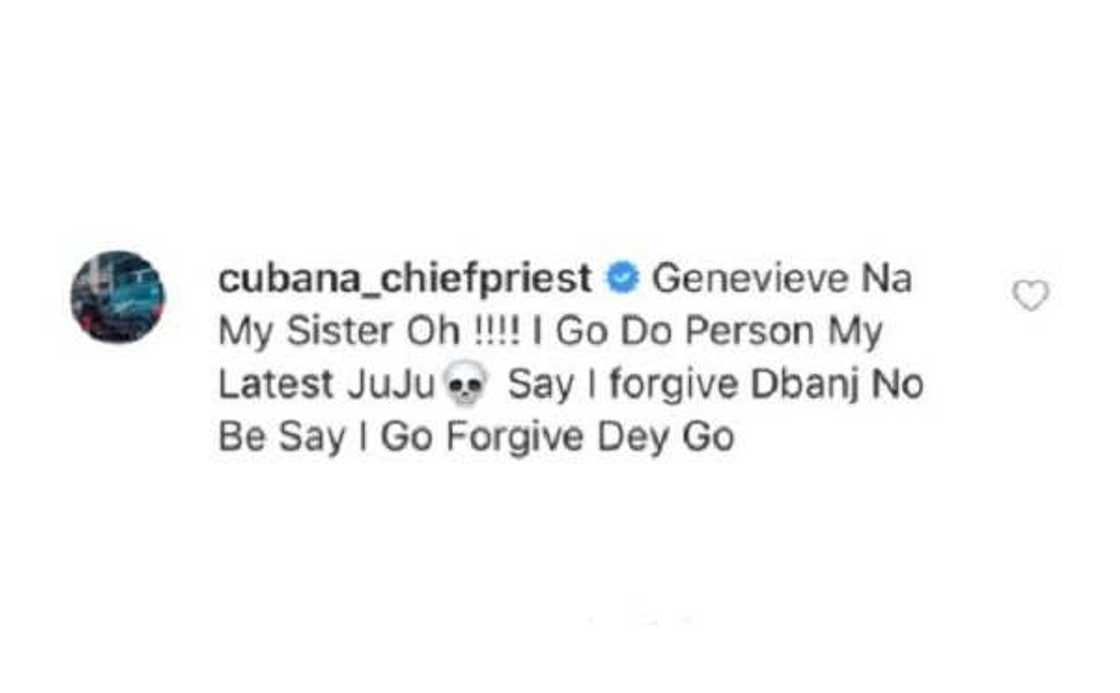 I go do person latest juju – Cubana chief priest warns Wizkid to stay away from Genevieve I go do person latest juju – Cubana chief priest warns Wizkid to stay away from Genevieve
