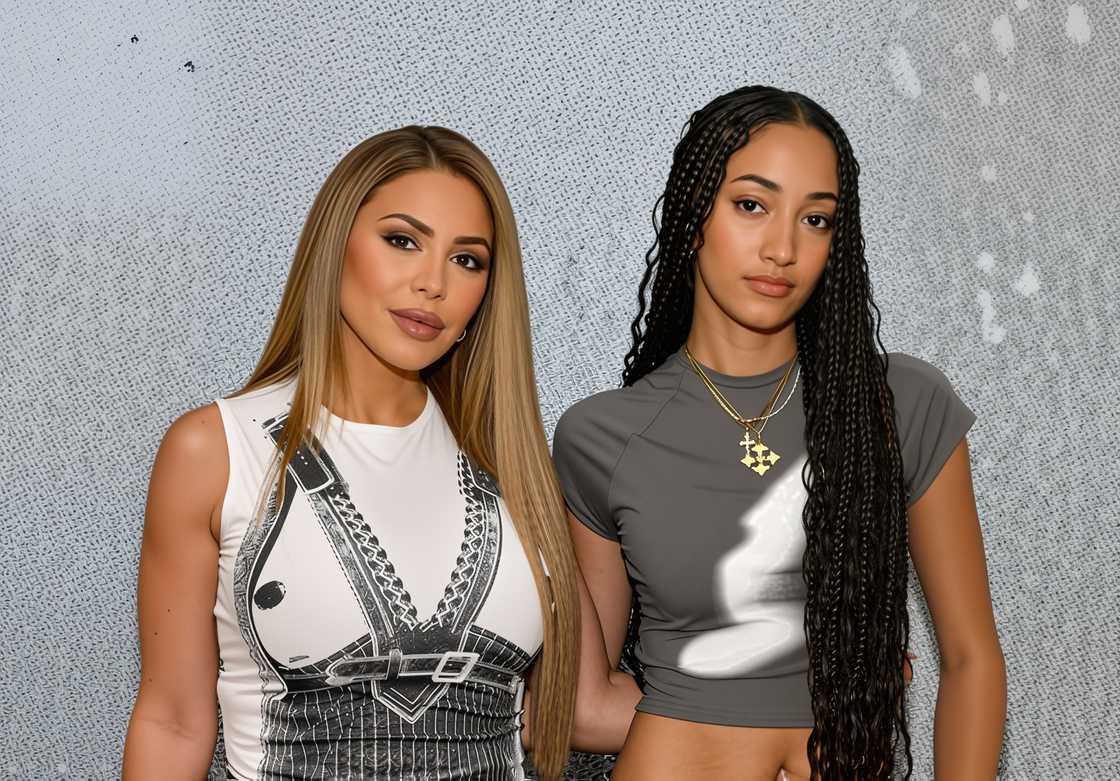 Larsa Pippen and Sophia Pippen posing for a photo at The London West Hollywood Larsa Pippen and Sophia Pippen posing for a photo at The London West Hollywood