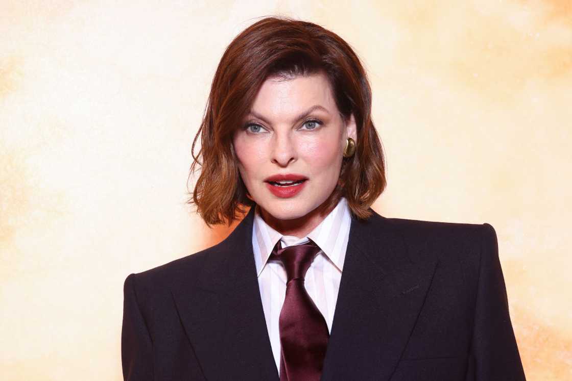 Linda Evangelista attends a fashion event in Paris, France Linda Evangelista attends a fashion event in Paris, France