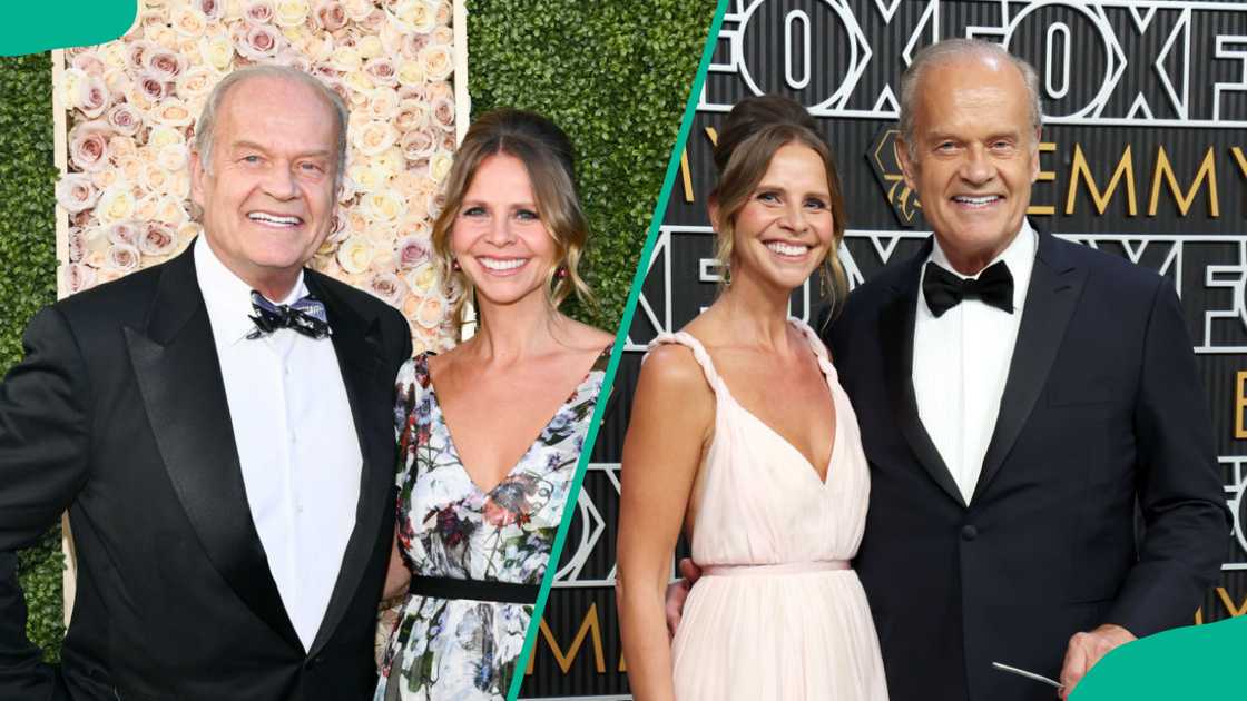 Kelsey Grammer and Kayte Walsh at different events. Kelsey Grammer and Kayte Walsh at different events.