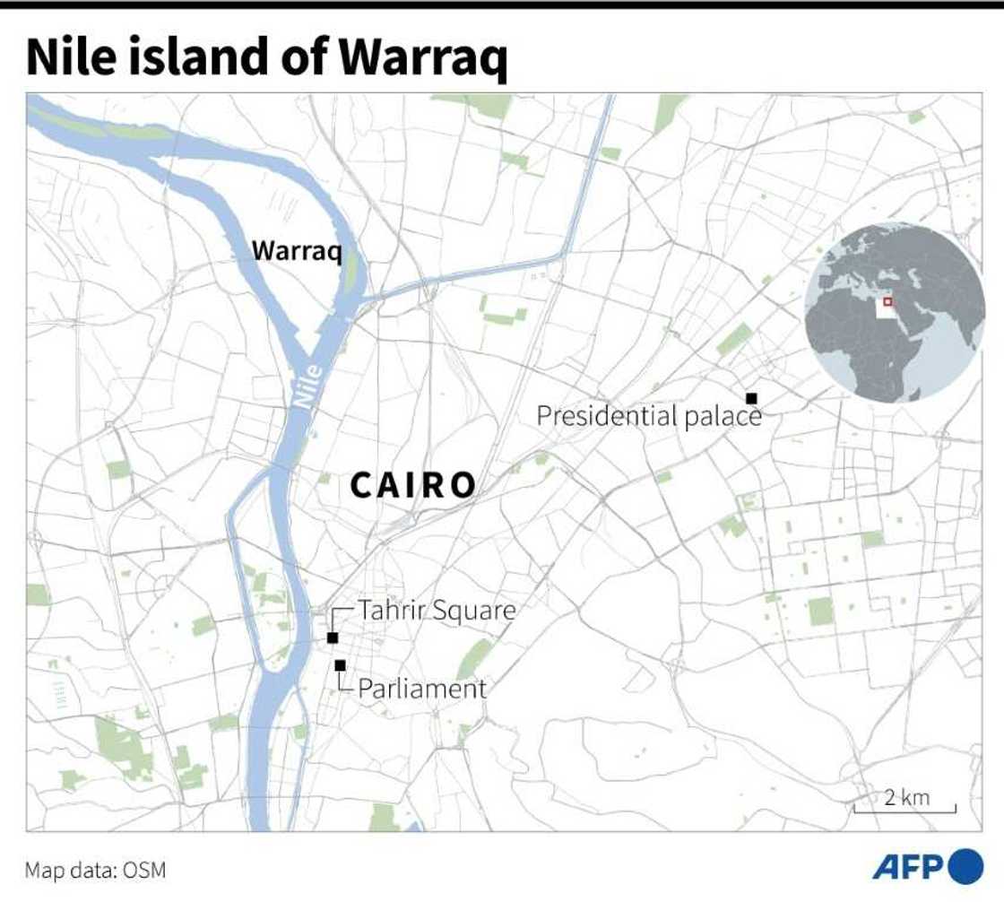 Nile island of Warraq