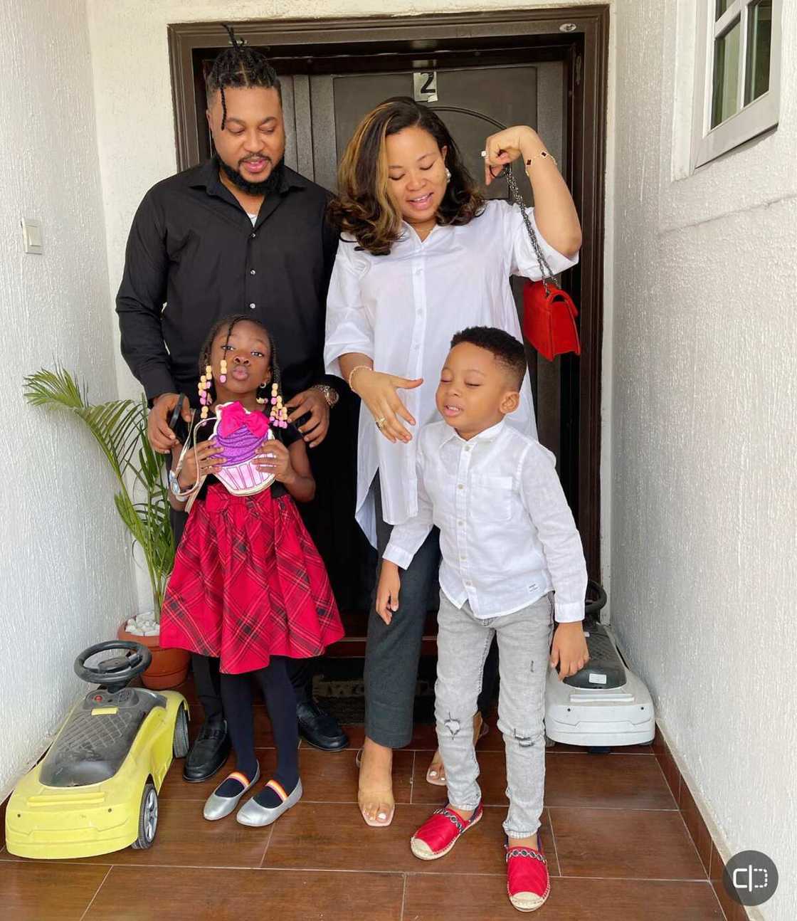 Nosa Rex’s family Nosa Rex’s family